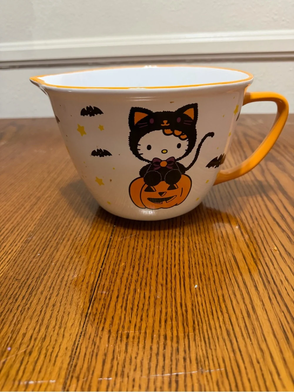 Hello Kitty White Ceramic Bowl with Logo